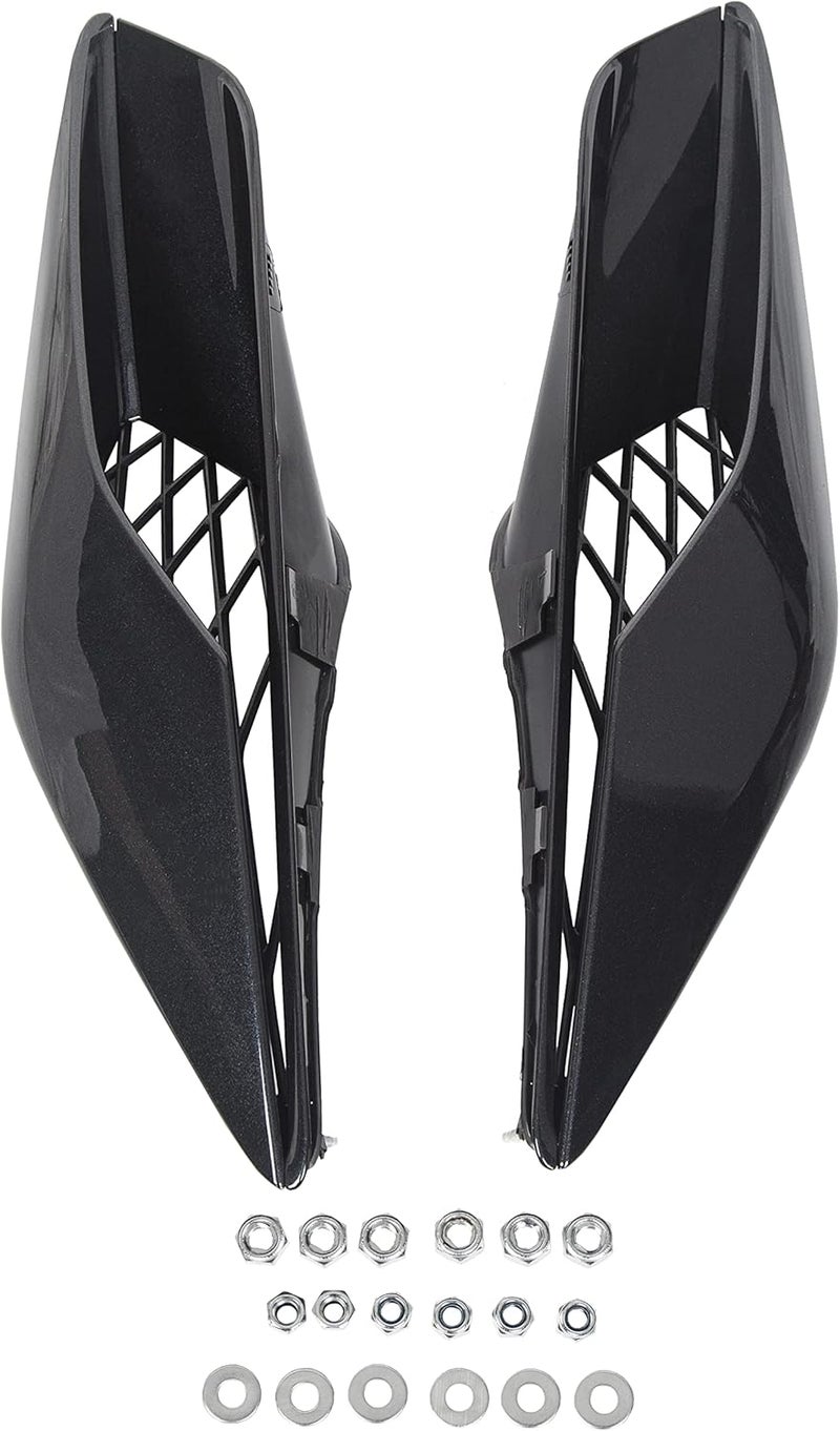 ALMULOO Rear Upper Quarter Panel Vents Compatible with 2014-2019 Chevrolet Corvette C7 Z06 Panel Scoops ABS Plastic - Image 1